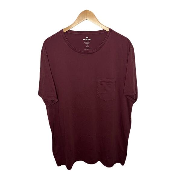 Bombas 100% Peruvian Pima Cotton Short Sleeve Tee With Front Pocket Women’s XL - Picture 1 of 3